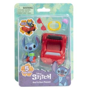 Mini Set De Figuras Stitch Surf And Sun