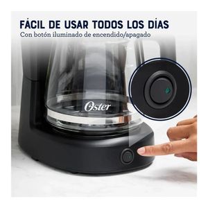 Cafetera Oster 12 Tazas de Filtro reutilizable BVSTDCS121B