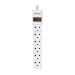 FORZA PS-001W Regleta de 6 tomas con Interruptor 2200W