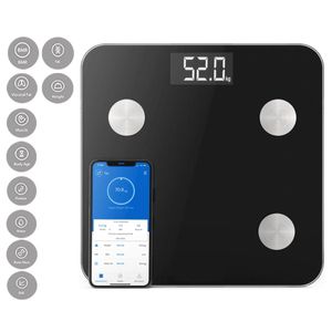 Balanza Digital Inteligente 12 Lecturas Negro