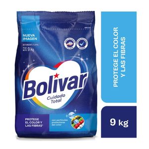 Detergente en Polvo Bolivar Cuidado Total 9kg