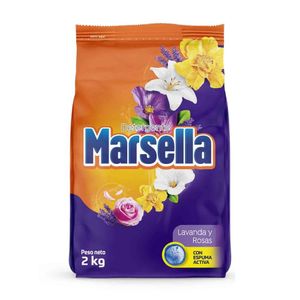 Detergente en Polvo Marsella Lavanda y Rosas 2kg