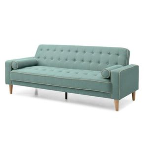 Sofá Reclinable Marina + 2 Cojines Cilíndricos 3 Cuerpos - Jade