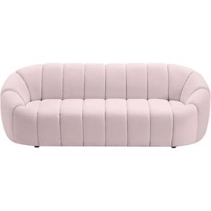 Sofá Arletti Curvo 3 + 2 + 1 Cuerpos - Rosado