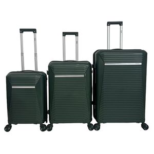 Maletas De Viaje Set de 3 Singapure Verde Oscuro SIJV