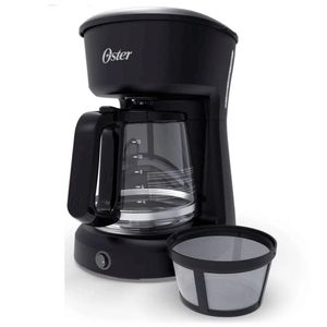 Combo Cafetera Oster 12 tzas BVSTDCS121B + Sanguchera Waflera CKSTSM3892