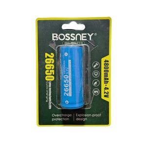 Bateria 26650 Recargable 4800mAh 4.2V BOSSNEY