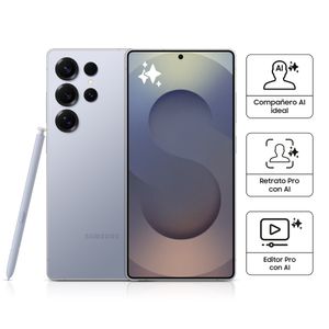 Celular Samsung Galaxy S25 Ultra 5G 512GB, 12GB RAM, cámara principal 200MP + 50MP + 50MP + 10MP, frontal 12MP, 6.9'', Titanium Silverblue