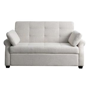 Sofá Cama Lineal Duquesa 1.5 Plz - Beige claro