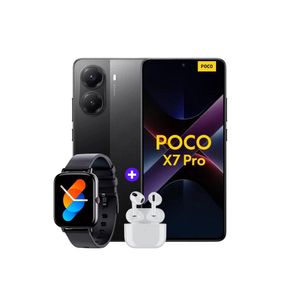 Xiaomi Poco X7 Pro 512GB 12GB Negro + Smartwatch + Audifonos