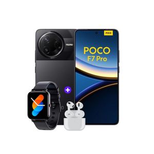 Xiaomi Poco F7 Pro 512GB 12GB Negro + Smartwatch + Audifonos