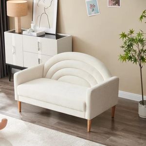 Sofá Arcoíris Yazmin 2 Cuerpos - Beige Claro