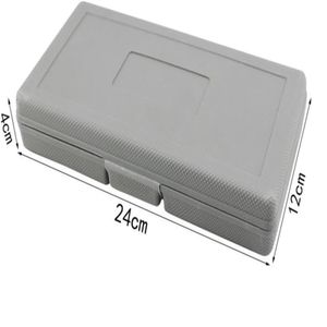 Juego Llaves Dados 40 Piezas de Tubo Caja de Herramientas Inoxidable