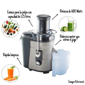 Extractor de jugos 600w Oster Plomo - FPSTJE317S
