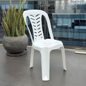 Set de 4 Sillas Anatómicas Blanca Estilo