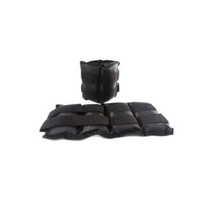 Pesas tobilleras peso de 5 kg pack 2 unidades Negro