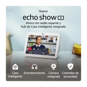 Amazon Pantalla Inteligente Echo Show 8 3ra Gen con Alexa Blanco