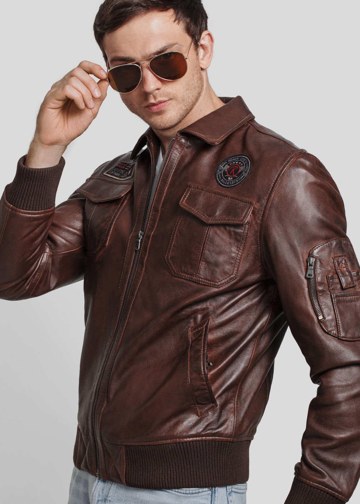 Casaca Cuero Hombre Casaca Renzo Costa Hombre Casacas De Cuero
