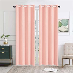 Set de Cortinas de Tela JACQUARD 140x200cm MELON