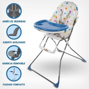 Silla De Comer Para Bebé «NEW CANDY» Blue