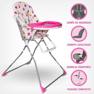 Silla De Comer Para Bebé «NEW CANDY» Pink