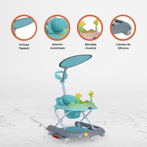 Andador Mecedora 4 en 1 «BAMBINO X5» Blue