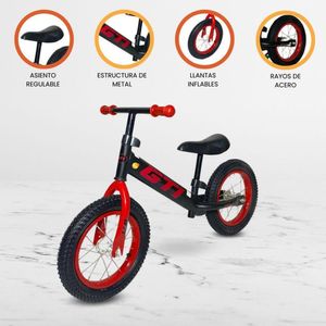 Bicicleta de Balance para Niños «GTI» Red