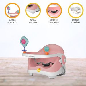 Silla de Comer Adaptable «BOOSTER» Pink