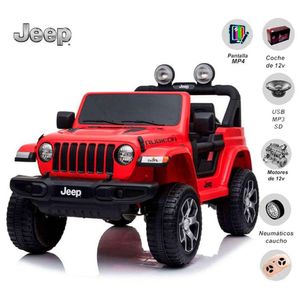 Carro a Batería  para Niños ¨RUBICON¨ Red LICENCED