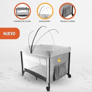 Cuna Corral para Bebés «SLEEP» Gray