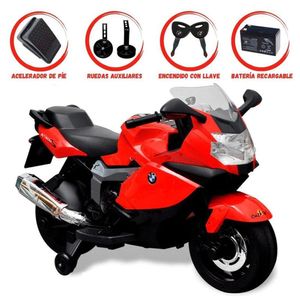 Moto a Batería Pistera para Niño «BMW» Red Licenced