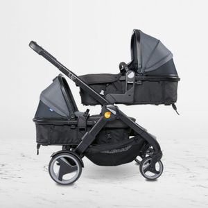 Coche Mellicero para Bebé  »FULLY TWIN STONE» Black