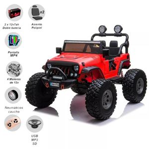 Carro a Batería para Niños 4 x 4 «WRANGLER» Red