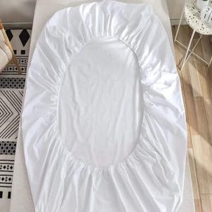 Protector Impermeable Anti-Fluidos Para Colchon Queen-Blanco Dyv