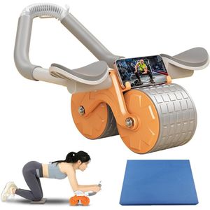 Rueda de Abdominales Smart Fortalece Tu Abdomen Naranja