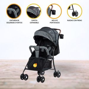 Coche Maleta para Bebé »NAT» Black