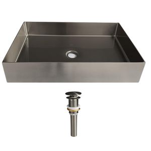Bowl de Acero para baño XM  LA30402-5538 Acero Inoxidable 304 Plateado