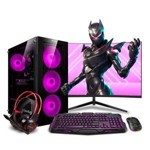 PC GAMER DRACO PINK PLUS CORE I5 14400F 32GB 500GB 24" RTX4060 8GB  MI PC LISTA MIPCLISTA
