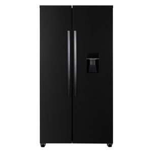 Refrigeradora BLACKLINE 438L No Frost SBS442L Black Inox