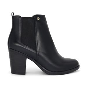 Botín Casual Cuero Mujer PAR&SS JA25Q1-BT198 NEGRO