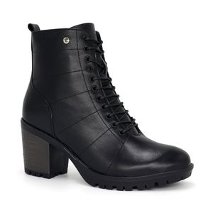 Botín Casual Cuero Mujer PAR&SS JA25Q1-BT194 NEGRO