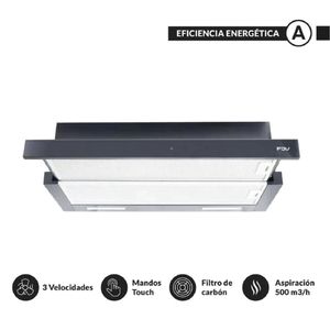 Campana Extraíble Urban Black 90 FDV
