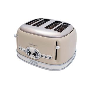 Tostador Beige 4 Slices Vintage Ariete