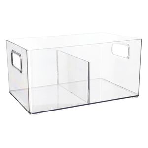 Caja Organizadora de Plástico PET con 2 División 31x15x10 cm