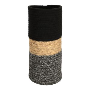 Porta Rollo de Fibra natural Multicolor L Ø17,5x35 cm