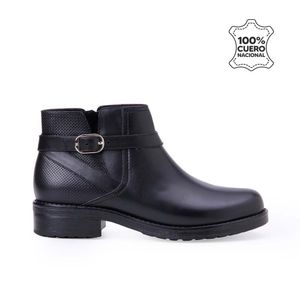 Botín Jodhpur Casual SOFI-2544 Negro Viale Cuero