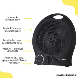 Termo Ventilador Portátil Imaco NF15C
