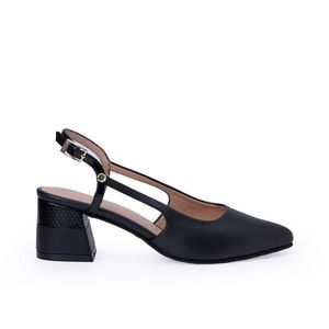 Zapato Stiletto Vestir DON-2503 Negro Piazza