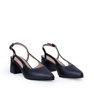 Zapato Stiletto Vestir DON-2503 Negro Piazza