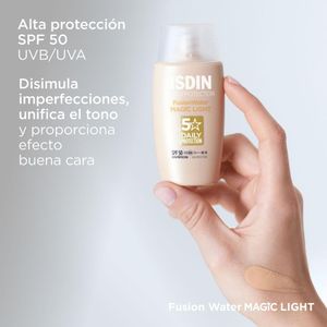 Fotoprotector Isdin Fusion Water Magic Color Light Spf50 50Ml.